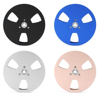 5-инчов Празен алуминиев диск, която е устойчива на извивката, Лента с 3 дупки, Празна Плоча, Износоустойчиви Аксесоари за Studer ReVox/TEAC/BASF