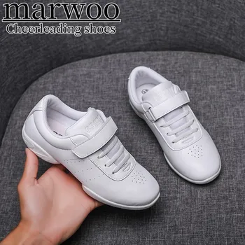 Marwoo/ Детска бяла танцови обувки за момичета-черлидеров, модни леки спортни гуменки за момчета