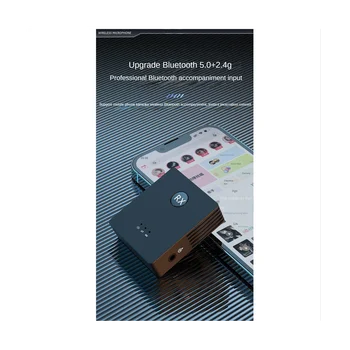 S9 2.4 Ghz Безжична Петличный Микрофон Микрофон, Предавател, Приемник за Телефон DSLR Камери на Смартфони и Таблети