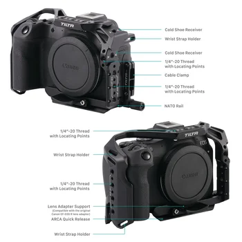 TILTA за Nikon Z8 Cage TA-T55-FCC-B, Пълен комплект камера Cage Pro за Nikon Z8 Titanium Grey Черно Аксесоари за фотография