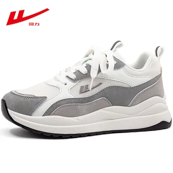 WARRIOR/ Лятна нова леки Универсална ежедневни спортни обувки за дебела подметка, Дамски обувки за улицата, удобни и дишащи