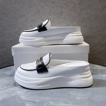 Малки бели обувки дамски обувки-удобен и универсален, удобна и трайна, и улични обувки женски slippe