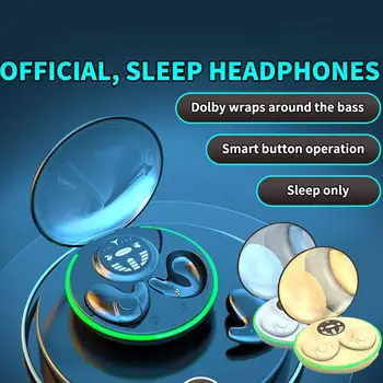 1 бр. Безжични слушалки за сън MD558-B Bluetooth Слушалки Безжични слушалки за сън Bluetooth Слушалки За сън Мини Bluetooth Слушалки