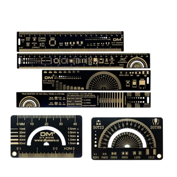 4 см 15 см 20 см 25 см Многофункционална Печатна ПЛАТКА Линия Инструмент за Измерване на Резистор, Кондензатор на Чип за IC SMD Предпоставка за Инженер-электронщика