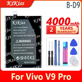 4000 ма KiKiss Мощна Батерия B-D9 BD9 За Vivo V9 Pro V9Pro/V9 Y85 Y85A Z1 Z1i Y89 Батерии за мобилни телефони