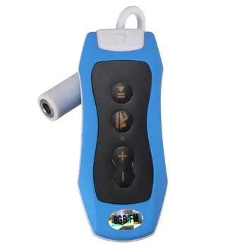 8 GB MP3-плейър за гмуркане под вода, спа + FM-радио, водоустойчиви слушалки, синьо