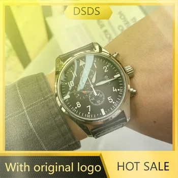 Dsds Мъжки часовник 904l, кварцов часовник от неръждаема стомана, 44 мм-IC