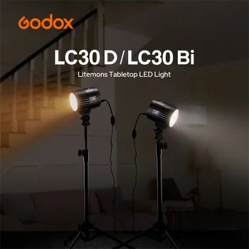 Godox LC30D LC30BI Litemons Led Лампа 3200 K-6500K Mini Fill Light Тенис за снимане на живо