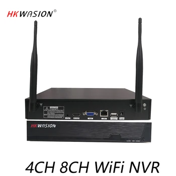 HKWASION4/8-лентов WiFi мрежов видеорекордер мрежова камера безжична система за защита на сигурността на НРВ подкрепа onvif