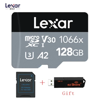 Lexar 1066X Високоскоростна Карта памет A2 Micro SD Спортна Камера Gopro HD Запис на 4K Дрона Флаш Памет 64 GB 128 GB, 256 GB, 512 GB