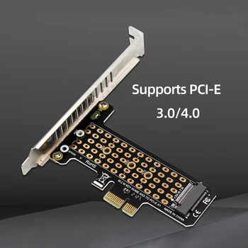 M. 2 NVME до PCIe4.0 X1 Карта адаптер 32 Gb/с Поддръжка на интерфейса PCIe X1 X4 X8 X16 за M Key M. 2 NVME SSD 2230/2242/2260/2280
