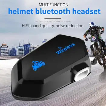 M01 Bluetooth Мотоциклет шлем Хендсфри Слушалки Телефонен разговор Мотоциклетни Слушалки Hi-Fi-стереозвук БТ Слушалки