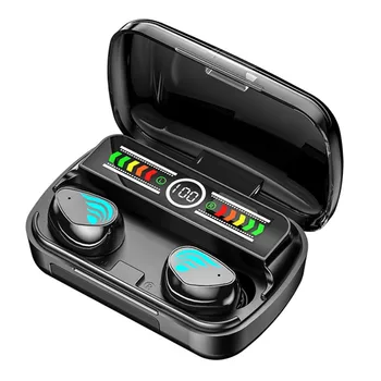 M27 TWS Bluetooth 5,3 Слушалки 2000 mah зарядно устройство ще захранване на Скоростната Безжични Слушалки С Микрофон Стерео Спортни Водоустойчиви Слушалки за игри на Слушалки
