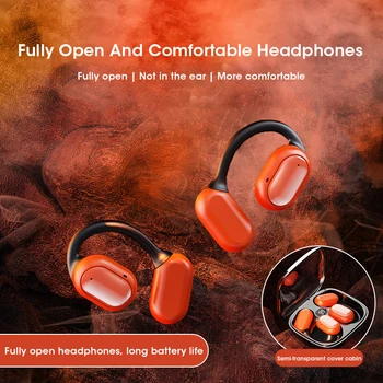 Niye 2023 Нов Q36 Напълно отворено висячее ухото Bluetooth 5.3 Предизвикателство Спортни слушалки Сверхдлинная проводимост на въздуха Безжична слушалка