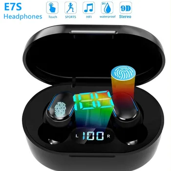 TWS Безжични Bluetooth слушалки Bluetooth-слушалки Sport MusicWaterproof с микрофони, слушалки за всички смартфони
