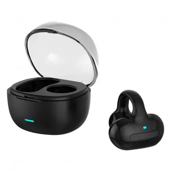 Trouvaille Bluetooth Слушалки Безжични слушалки със скоба за ухото Слушалки с зарядно калъф Слушалки
