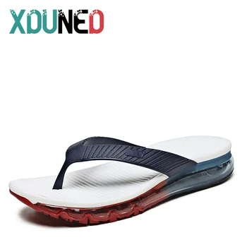 XDUNED/ Висококачествени маркови нескользящие чехли, мъжки летни плажни сандали, мъжки модни дишащи ежедневни мъжки сандали, летни улични