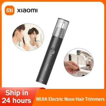 XIAOMI Showsee Електрически Тример за косми в носа Преносима Машина за рязане на косми в носа и ушите, Бръснач за носа, Самобръсначка, моющаяся за мъже и жени