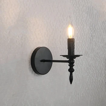 Американски Ретро Малък стенен лампа, Малък и изискан Промишлен Лампа за верандата, лампа за вътрешно коридор, Френски стенен лампа