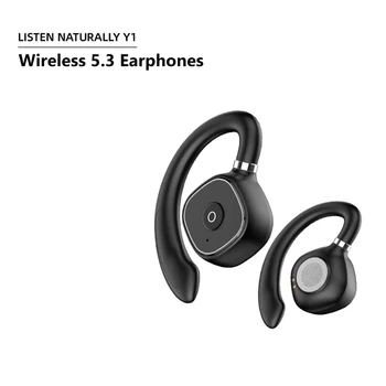 Безжични слушалки Y1 TWS, съвместими с Bluetooth, 5.3 стерео намаляване на шума Touch