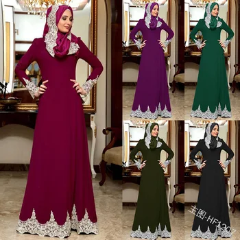 Ближневосточное турското модно мюсюлманската рокля, Дубай, Абайе, Бангладеш, жена на пакистанското ислямското рокля, костюм за молитва