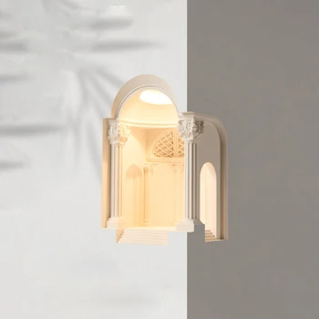 - Вградени led монтиран на стената лампа В помещението Ъглова Стъпало на Стълбата, Антре, монтиран на стената лампа Със Сензор, Издълбани монтиран на стената лампа В стил Партенона