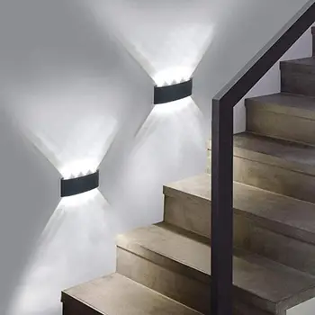 Водоустойчив led монтиран на стената лампа, улично led осветление стена, висока яркост, непромокаеми за лесна инсталация в коридора