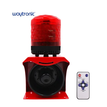 Водоустойчив външен детектор, звуково и визуално предупреждение, охранителна аларма в периметъра със светлината на фара