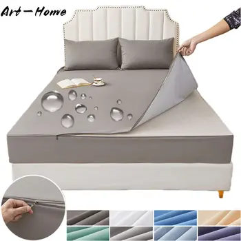 Водоустойчив калъф за матрак с защита от леглото на дървеници джоб с шест страни, Защита на матрак 