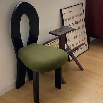 Дизайнерски мобилен стол в скандинавски стил, Творчески зелени Офис столове, Релаксиращ Грим, Офис мебели за хола WXH29XP