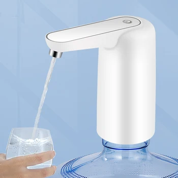 Електрическа помпа Опаковка за питейна вода, Преносим Помпа за бутилка с вода, USB Акумулаторна Стомна за вода, помпа с подсветка за кемпинговой кухня