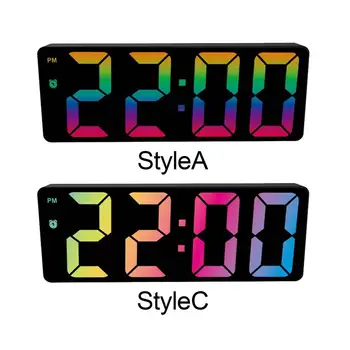 Електронни цветни часовници с множество горните панели, нощно шкафче с функция повторение