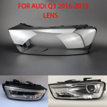 За Audi Q3 2016-2018 обектив Лампа светлини Прозрачен Обектив Фарове Ляв и Десен Лампа Делото Защитата на обектива От светлина