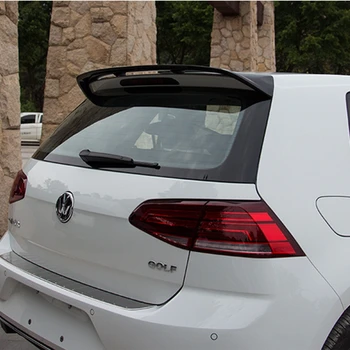 За Volkswagen VW Golf 7 Спойлер 2014-2019 Авто ABS Пластмаса Неокрашенного Цвят Грунд Заден багажник Багажника Спойлер за броня