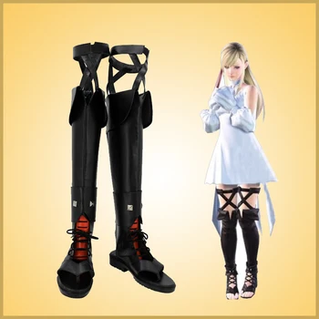 Играта Final Fantasy XIV FF14 Minfilia Ryne Cosplay обувки от изкуствена кожа Обувки за Cosplay на Хелоуин