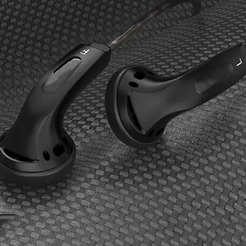 Кабелни слушалки, слушалки без entanglements, 3.5 мм Жак за музикален плейър, Удобни Универсални 3.5 мм слушалки с кабел с шумопотискане
