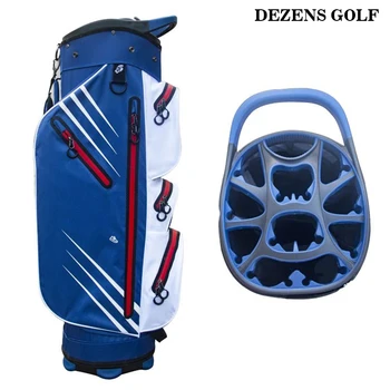 Лек найлон водоустойчива чанта за голф DEZENS Стандартна чанта с топка за голф в 11 дупки с независима катарама