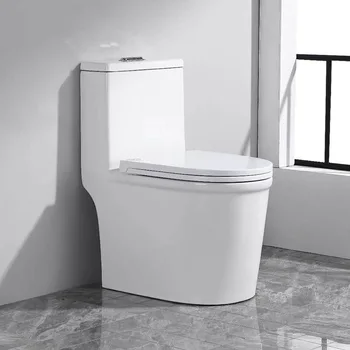 Малък блок ультракороткой промиване на тоалетната чиния с хидромасаж, 8 см, крупнокалиберный тоалетна с топла връзка към канализация, производител на едро хотел