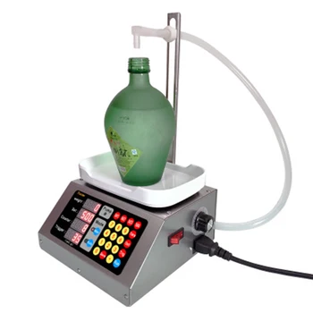 Машина за бутилиране на течности с цифрово взвешиванием за бутилиране на чиста течна вода, Напитки, Винен сок 10 мл-3000 мл 110/220 v