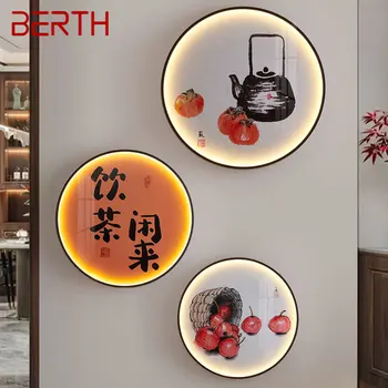 Модерен Стенен лампа с изображение на Кея, led Китайски Творчески Кръг, с монтиран на стената лампа-халба бира за дома, хол, кабинет, интериор на коридора