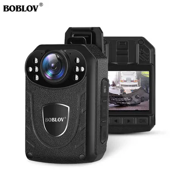Място за носене на тялото Boblov KJ21 HD 1296P DVR камера за видеонаблюдение, IR за нощно виждане, носимые мини-камера, полицейска камера
