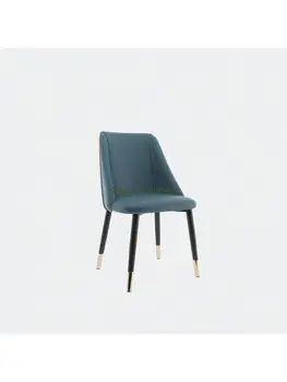 На масата за преговори в скандинавски стил и стол, постмодернистский минималистичен стол, Метален стол, за да се учат, Лека Луксозна и Стилна Мека опаковка