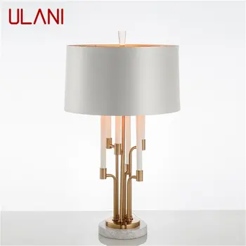 Настолна лампа ULANI Postmodern LED, творчески Луксозен Мрамор настолна лампа за дома, хол, Спалня, прикроватного декор