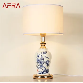 Настолни лампи AFRA Модерен led Луксозен дизайн Креативните Керамични Настолни лампи За Дома Спални