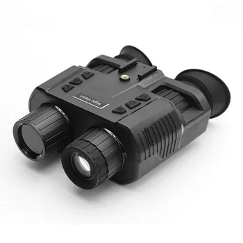 Оптичен мерник NVG NV8000-a Hands-free с монтиране на каска, Инфрачервен 3D Бинокъл за нощно виждане на Далечни разстояния, камера
