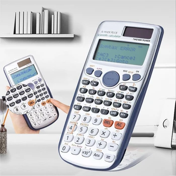 Оригинален научен калкулатор 417 Функции, предназначени за колежа, и бизнес офис. Батерия