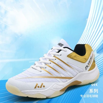 Професионални Спортни обувки за бадминтон, Унисекс, дишащи домашни маратонки-кортове, мъжки Брандираната дизайнерски обувки за тенис на маса, отношение, Размер 36-46