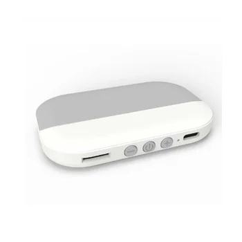 Слушалка Bluetooth 5.2, безжична музикална ковчег костната проводимост, подкрепа TF карта, мини-стереопроигрыватель под възглавницата (сив)