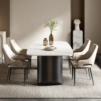 Трапезни столове Tonet Сив Цвят С Модерен Метален акцент, Ергономични Трапезни Столове, Луксозни, Подови, мебели за кухня Sillas Para Sala De Estar