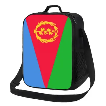 Флаг Eritreans, Изолирано Чанта за Обяд за Жени, Эритрейский Патриотичен Термосумка-хладилник Bento Box За Деца в Училищна възраст
